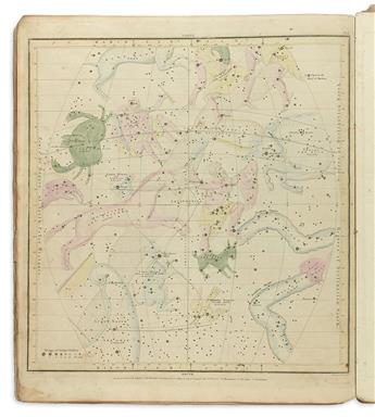 (CELESTIAL.) BURRITT, E[lijah] H. Atlas, Designed to Illustrate the Geography of the Heavens. . . Second Edition.